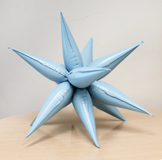 26" Ellie's Brand (PASTEL BLUE)  Starburst Mylar - Single Pack  